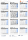 Kalender 2005 mit Ferien und Feiertagen Neusüdwales