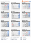 Kalender 2005 mit Ferien und Feiertagen Molise