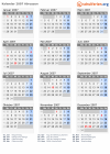 Kalender 2007 mit Ferien und Feiertagen Abruzzen