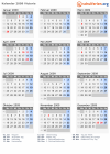 Kalender 2009 mit Ferien und Feiertagen Victoria