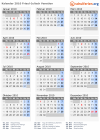 Kalender 2010 mit Ferien und Feiertagen Friaul-Julisch Venetien