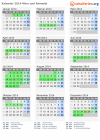 Kalender 2014 mit Ferien und Feiertagen Møre og Romsdal