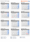 Kalender 2015 mit Ferien und Feiertagen Dragør
