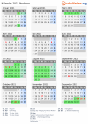 Kalender 2021 mit Ferien und Feiertagen Neuhaus