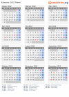 Kalender 2022 mit Ferien und Feiertagen Åland