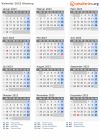 Kalender 2023 mit Ferien und Feiertagen Glostrup