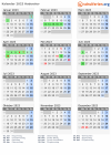 Kalender 2023 mit Ferien und Feiertagen Haderslev