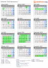 Kalender 2023 mit Ferien und Feiertagen Beneschau
