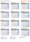 Kalender  mit Ferien und Feiertagen Österreich