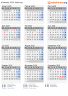 Kalender 2026 mit Ferien und Feiertagen Ballerup