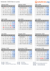 Kalender 2030 mit Ferien und Feiertagen Sierra Leone