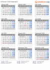 Kalender 2030 mit Ferien und Feiertagen Südsudan