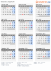 Kalender 2031 mit Ferien und Feiertagen Haiti