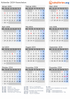 Kalender 2034 mit Ferien und Feiertagen Kasachstan