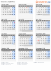 Kalender 2038 mit Ferien und Feiertagen China